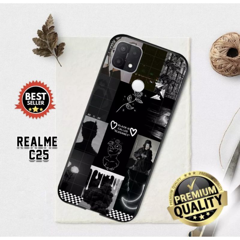 ubluk store case custom RealMe C25 , C25s motif Aesthetic keren murah