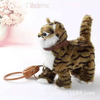  Mainan  Anak Boneka  Kucing  Berjalan Bergerak  Kucing  Gerak 