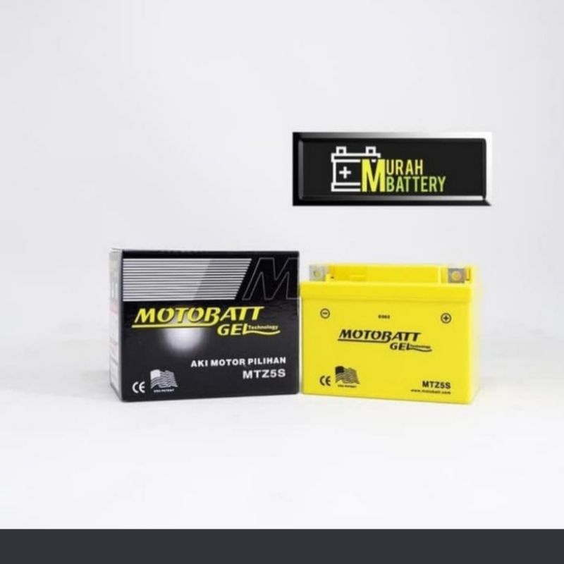 AKI MOTOR HONDA BEAT VARIO SPACY SCOOPY MOTOBATT MTZ5S ASLI