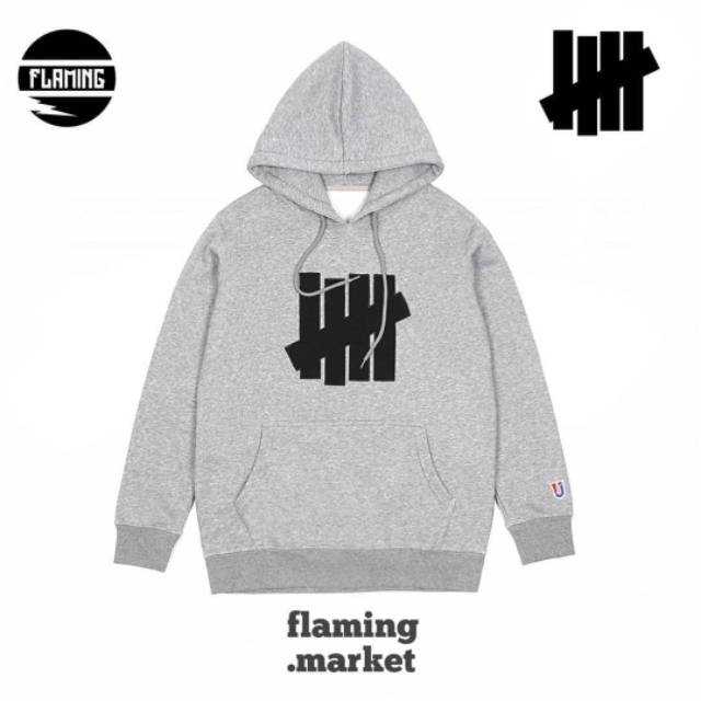 Ultra Brands X Undefeated Manchester Hoodie Grey Original