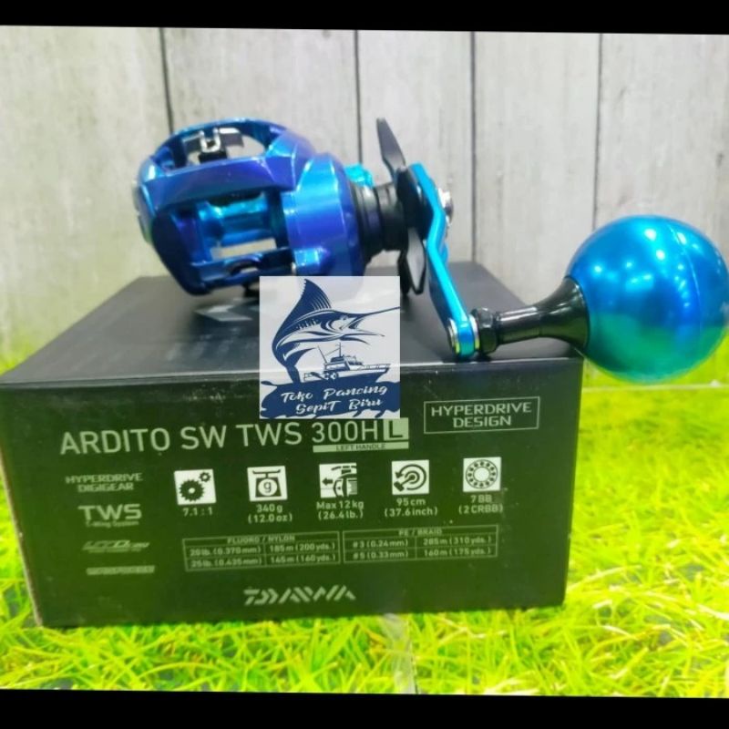 REEL BC DAIWA ARDITO SW TWS 300HL Left Handle New 2021 Saltwater