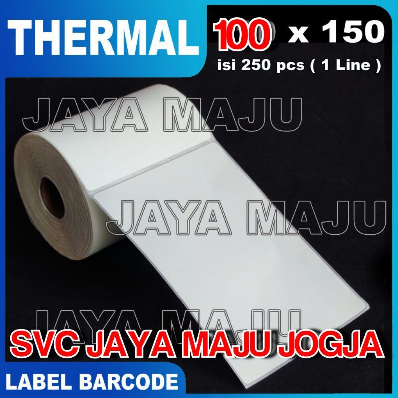 

100 X 150 - 1 LINE THERMAL IMPORT - FACE OUT - ISI 250 PCS || CORE 1" || LABEL BARCODE - KERTAS STICKER RESI PAKET - A6 - 100X150 || ARGOX CITIZEN GODEX HONEYWELL HPRT IWARE KASSEN OKAY POSTEK SATO TOSHIBA TSC VSC WINCODE XPRINTER ZEBRA ZJIANG