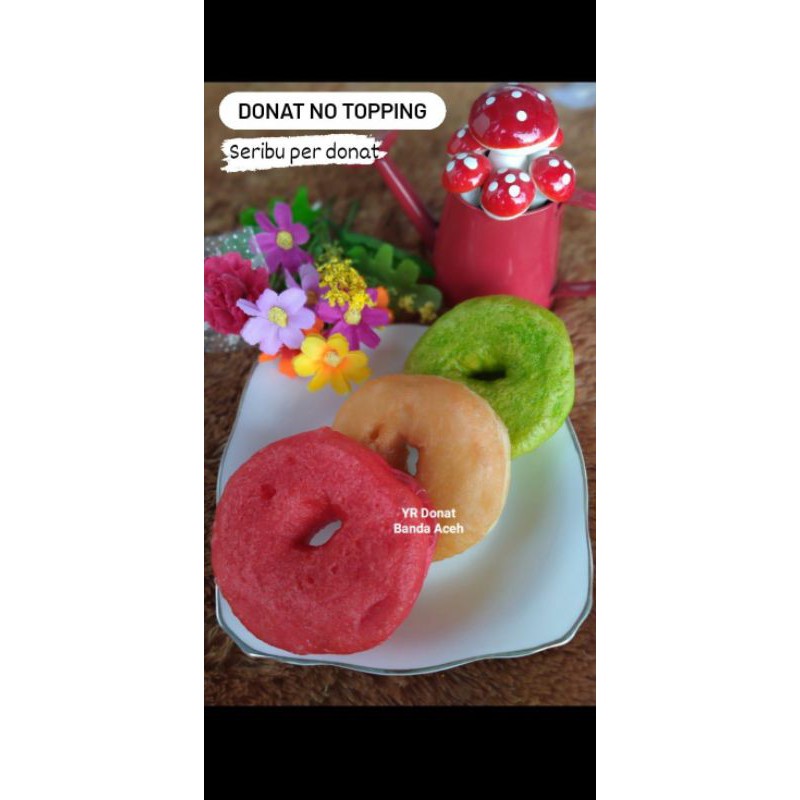 

Donat Classic Pandan Strawberry No Topping