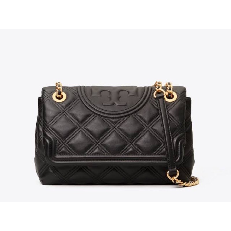 tory burch TB fleming soft medium convertible black