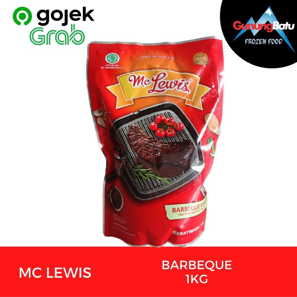 

MC LEWIS SAUS BBQ / SAUS BARBEQUE 1KG
