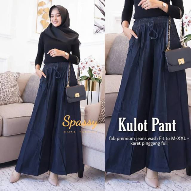 Kulot jeans XXL (SUPER LEBAR/MAYUNG) //JF6753