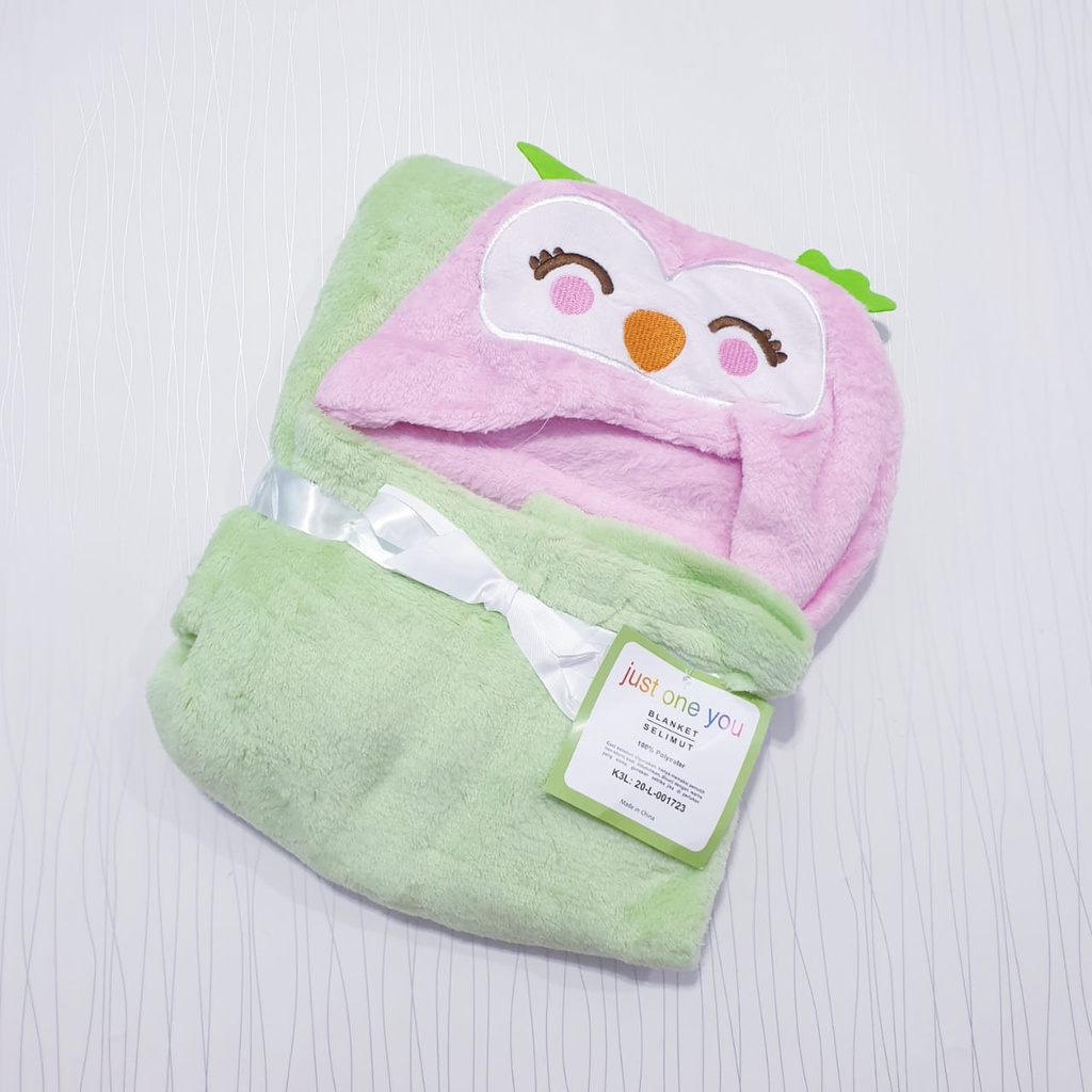 Selimut Bayi Topi Boneka 3D Baby Alicia