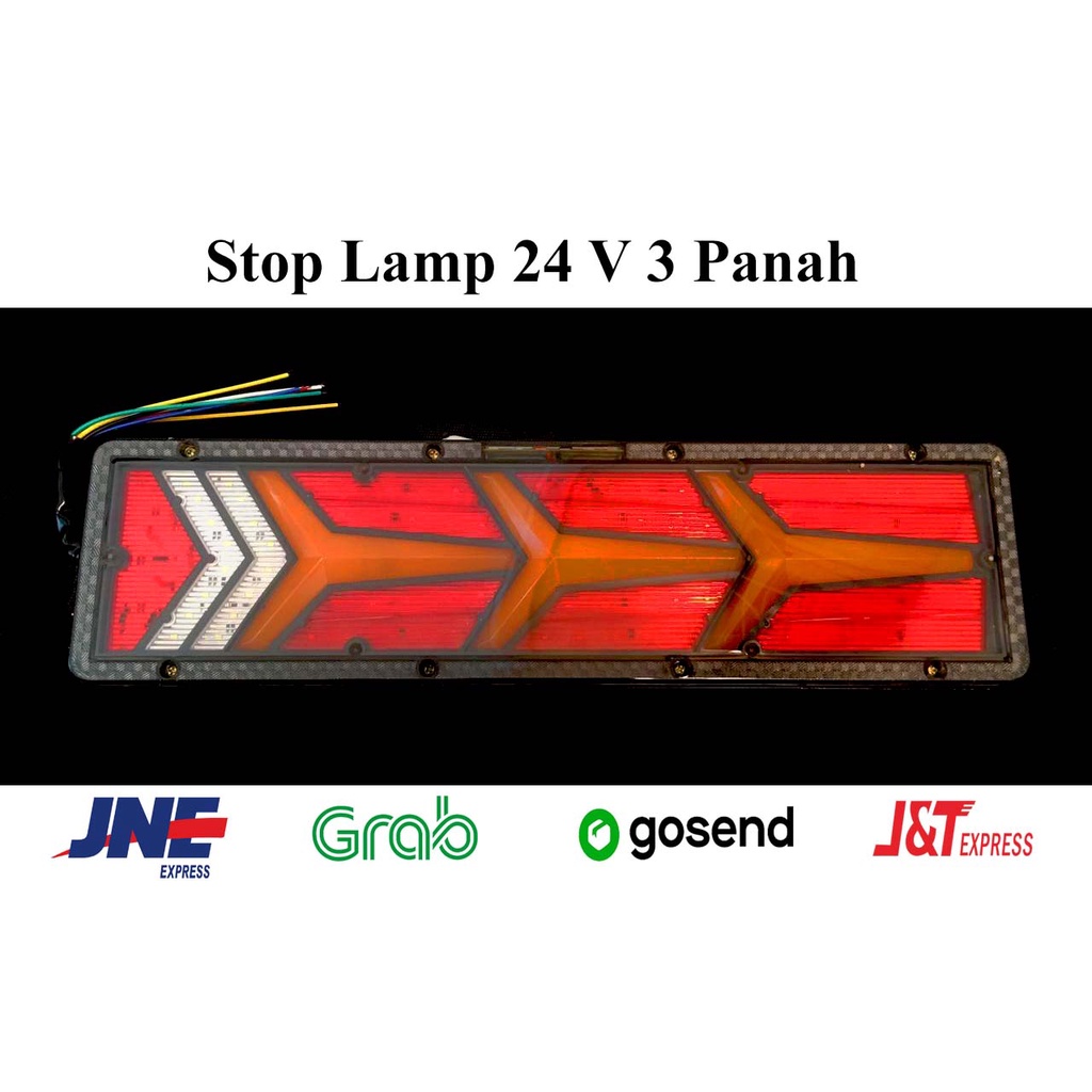 Stop Lamp 24V 3 Panah 46cm LAMPU STOP