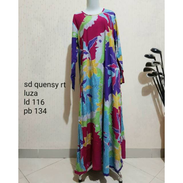 Daster Quensy tangan panjang Batik Luza 1