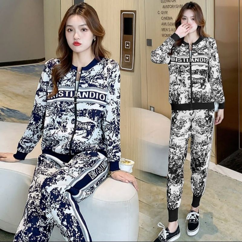One set jaket dior import premium