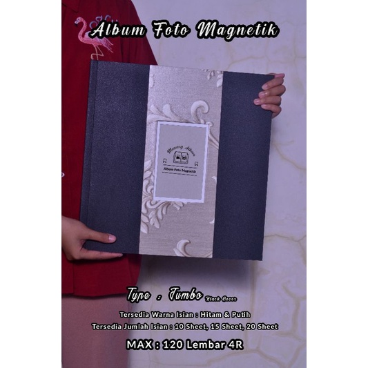 Album Foto Magnetik Jumbo 10 Sheet (1 lusin)