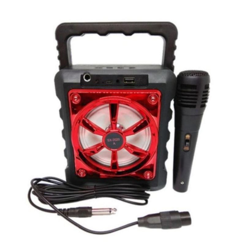 Speaker Bluetooth SX-Y2020 MP3 Karaoke USB Radio