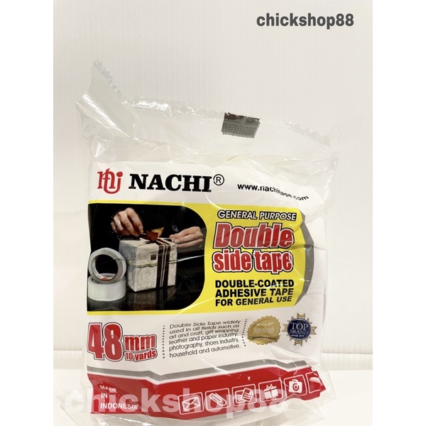 

Double Side Tape / Isolasi 2 Sisi Nachi 48mm x 10yard