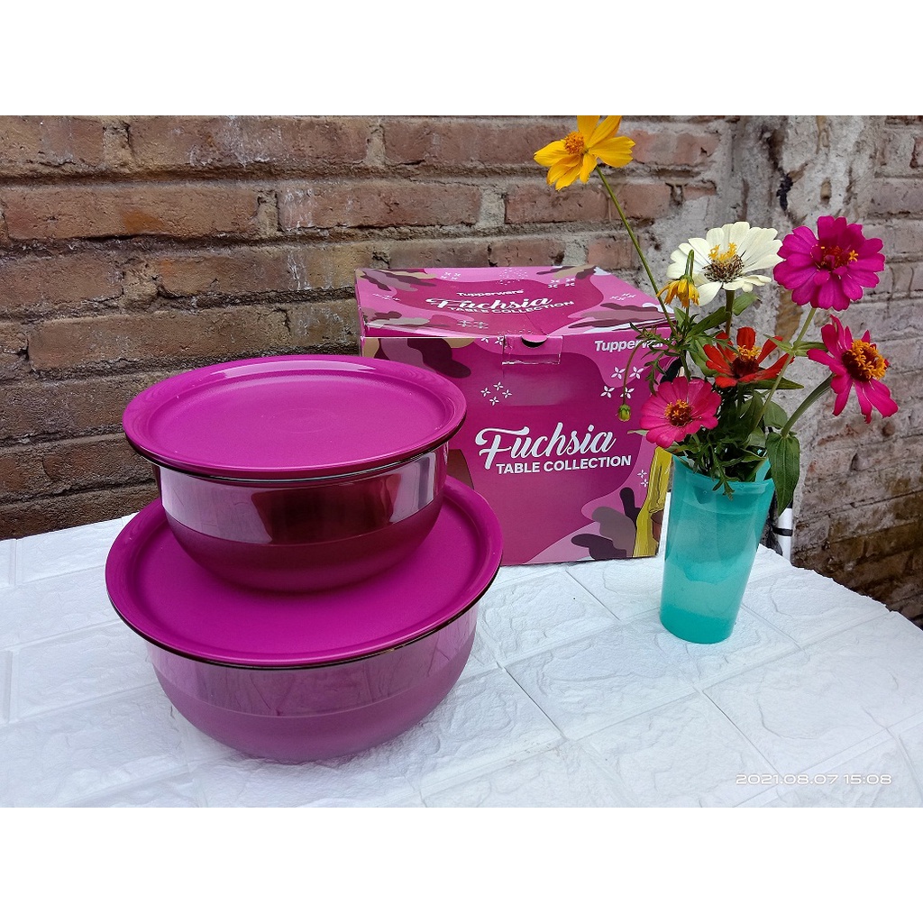 Fuchsia Table Collection Set (2) Sajian makanan