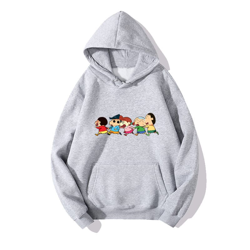 MYSTIQUE.ID-HOODIE SHI*NCH*AN FAMILY&amp;FRIENDS  LUCU DAN AESTHETIC