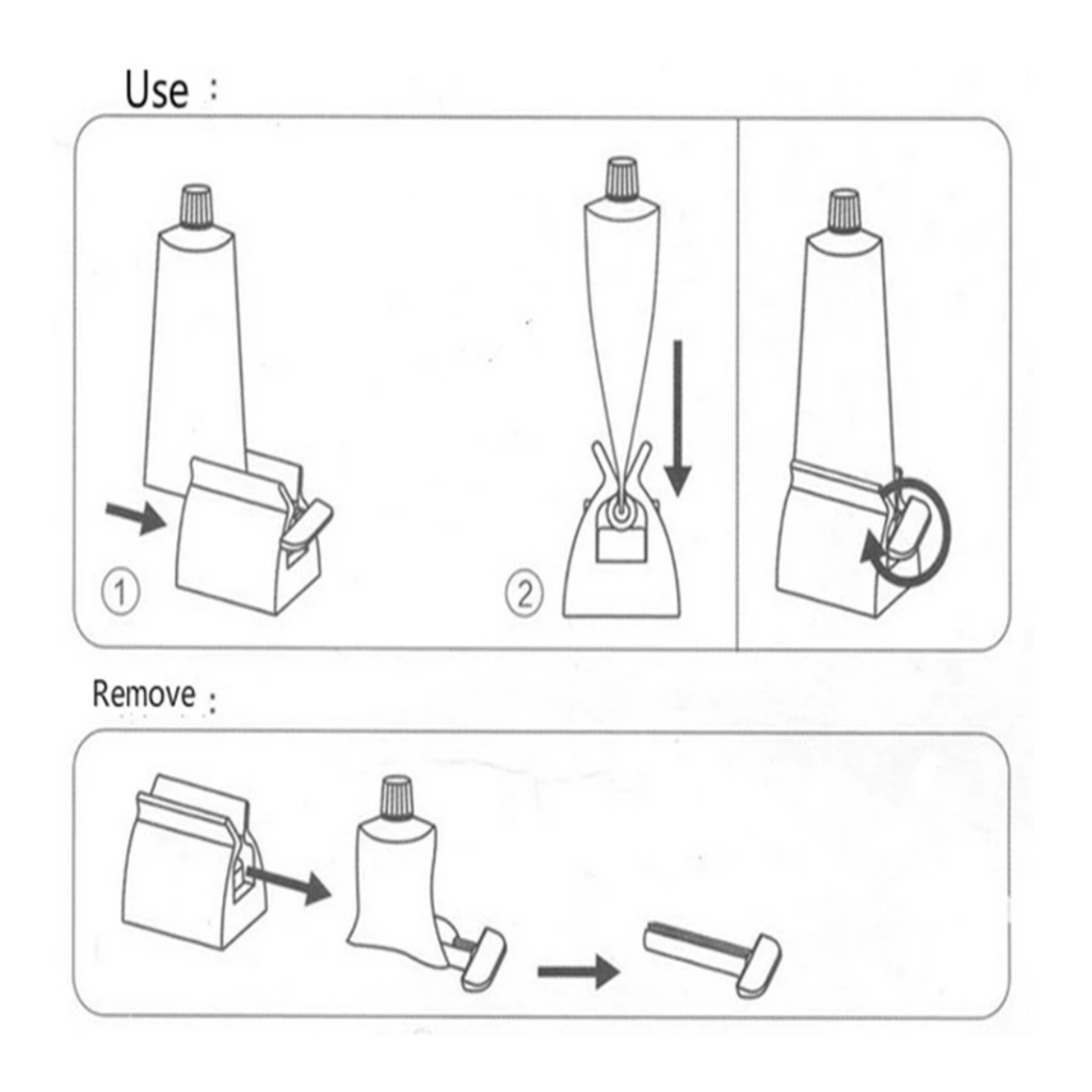 Alat Penjepit Odol Putar Roll Peras Pasta Gigi