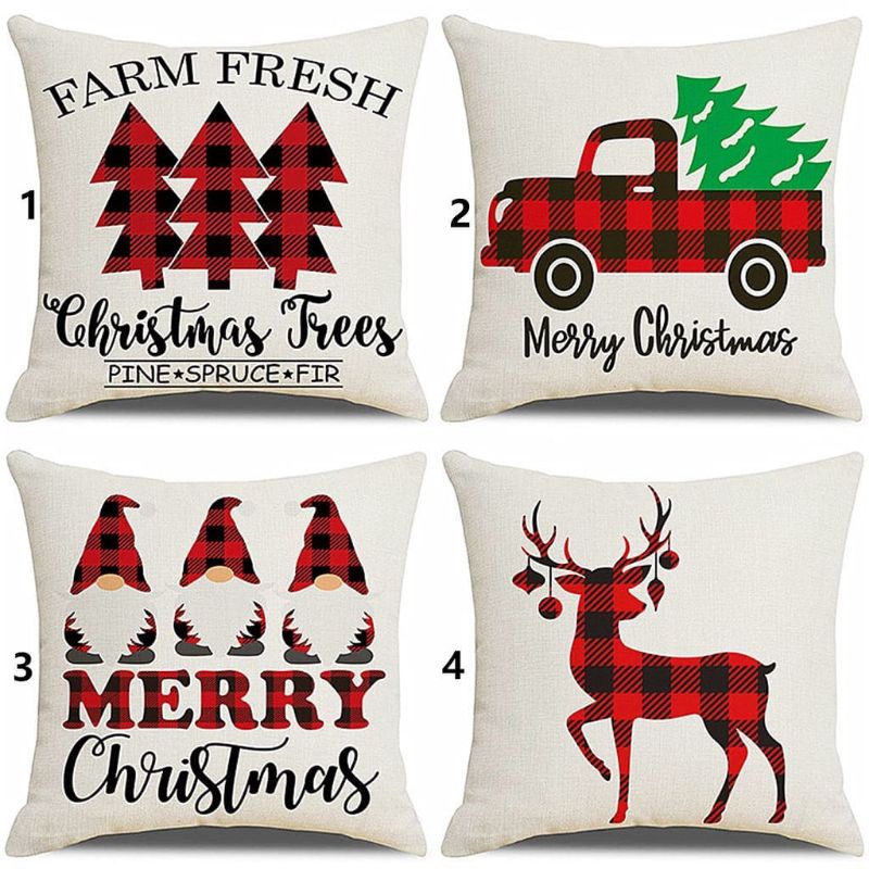 sarung bantal sofa natal 2021