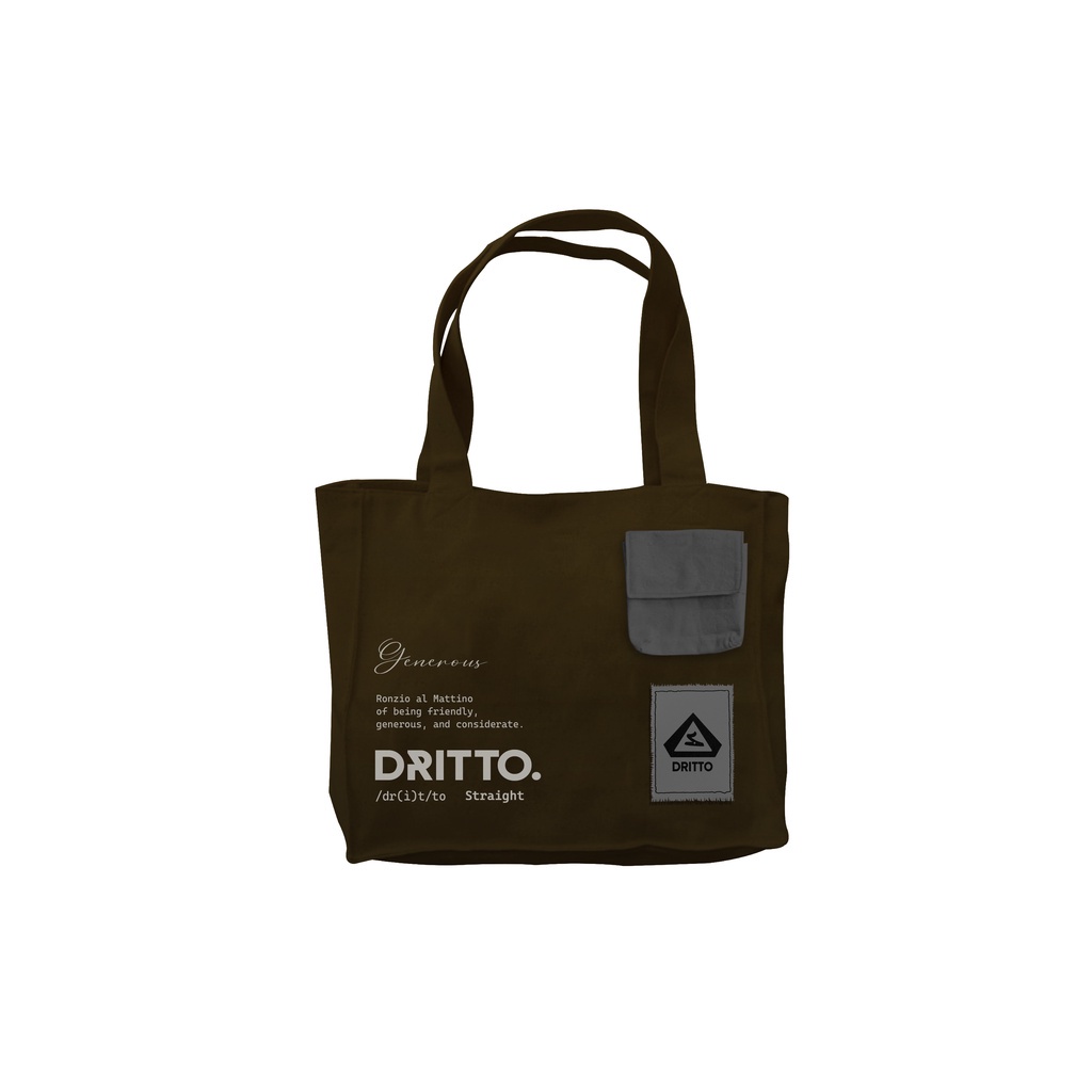 Totebag Kanvas DRT - Tote Bag Unisex - Soyokaze