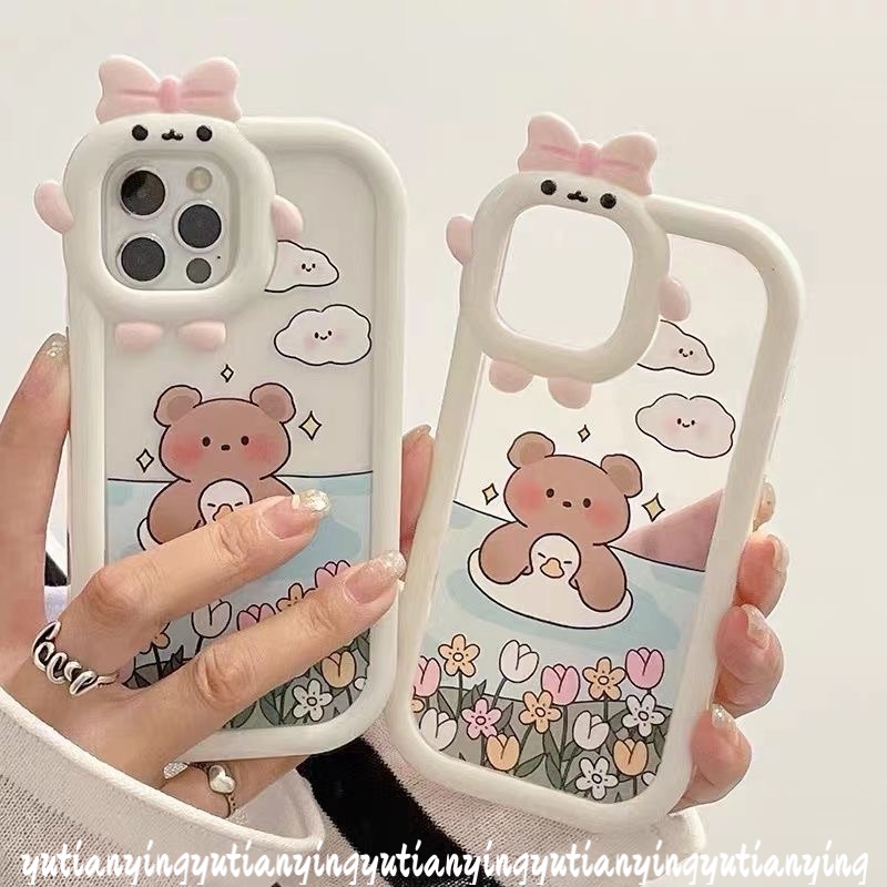 Soft Case 2 In 1 Motif Kartun Monster 3D Untuk IPhone 7 8 6 6S 14 Plus 11 13 12 14 Pro MAX XR XS MAX X SE