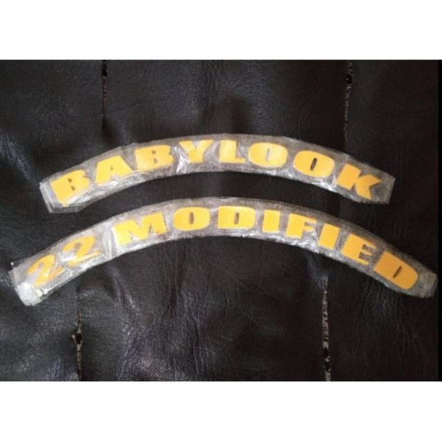 Stiker ban motor atau mobil