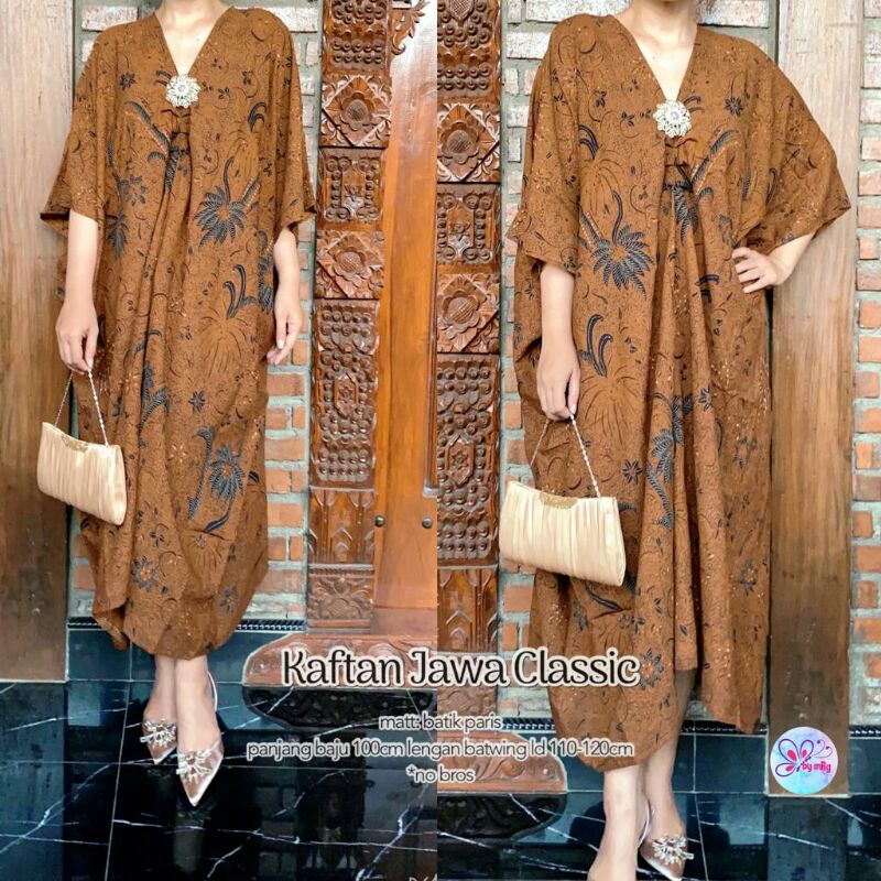KAFTAN JAWA CLASSIC BY MRG||BATIK PARIS LD 110-120 PJ 100 NO BROSS