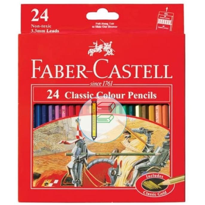 

Pensil Warna 24 Warna Faber Castell Classic