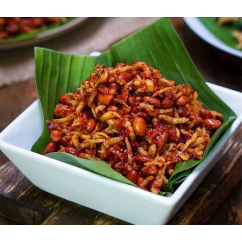 

Teri kacang tempe balado