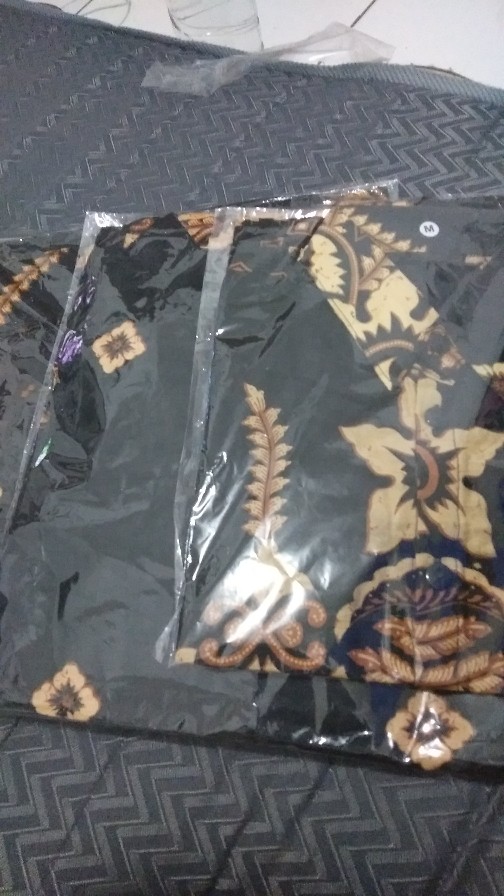 Batik Couple Keluarga Sania Ruffle Ori Ndoro Jowi Dnt Motif Sakura Merahh