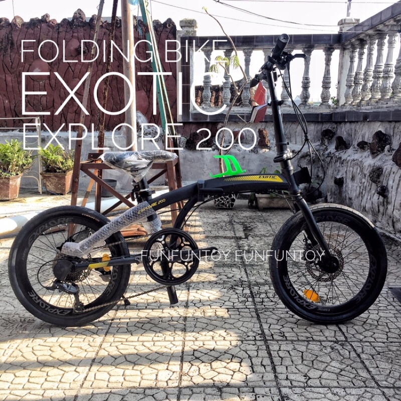SEPEDA LIPAT 20 inch EXOTIC EXPLORE 200 ALLOY HIDROLIK