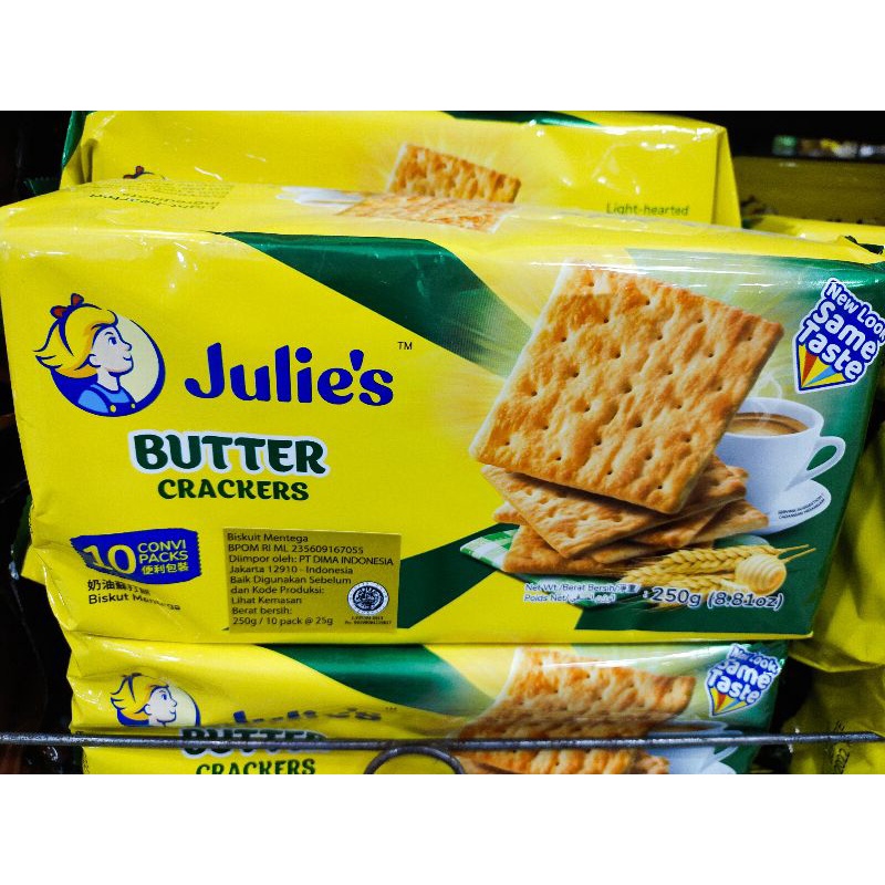 

Julies Butter Crackers 250gr / Biskuit Mentega