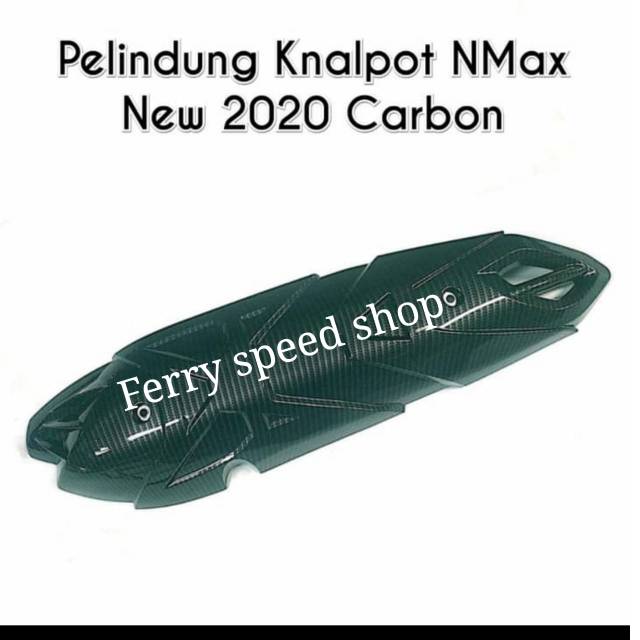 TUTUP KNALPOT NEW NMAX 2020 - COVER KNALPOT NEW NMAX 2020 /  COVER KNALPOT NEMO CARBON NMAX NEW 2020