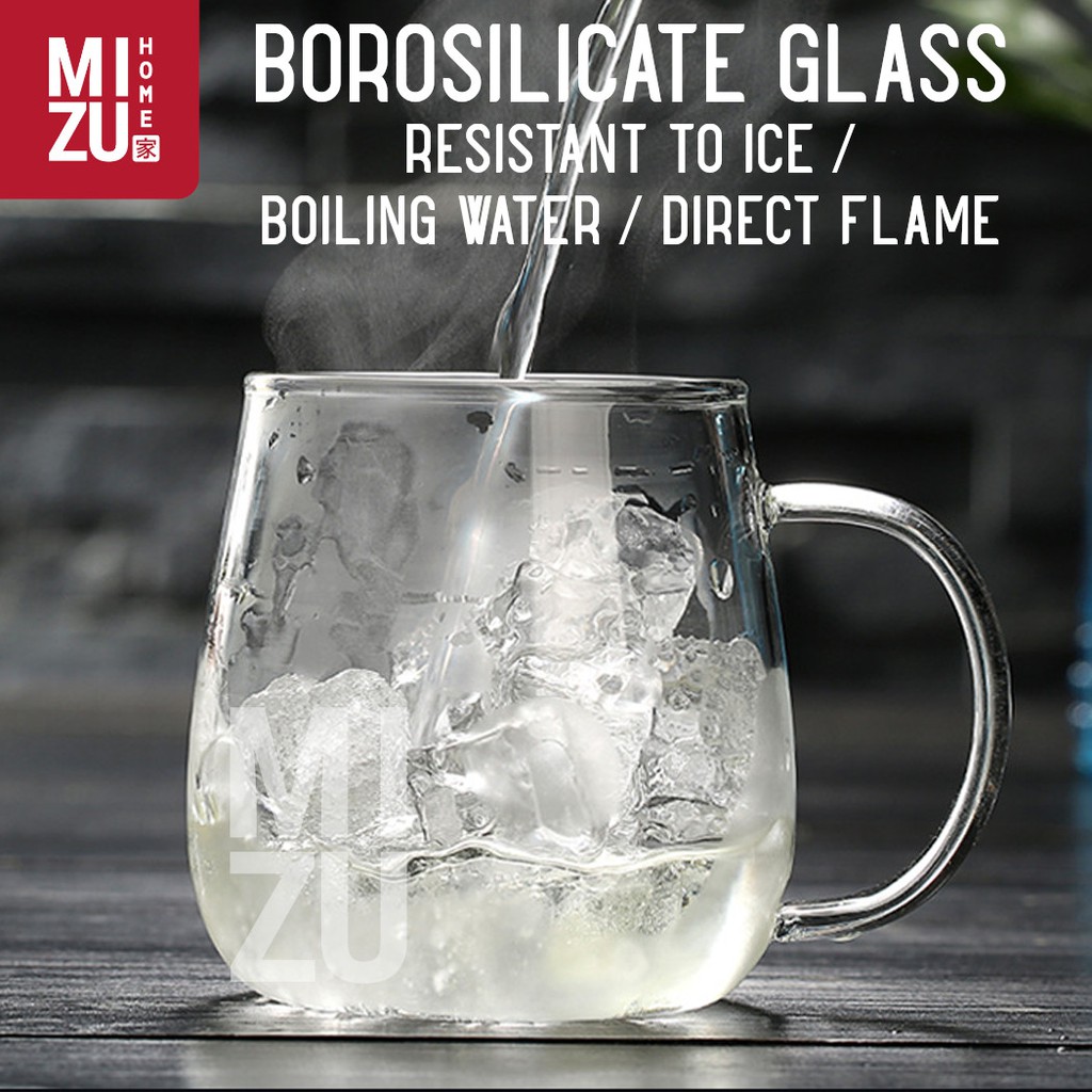 MIZU HARIYUNOMI Glass Infuser Tea Cup 650ml Cangkir Teko Teh Kaca 2in1 Pyrex Dual Fungsi-3
