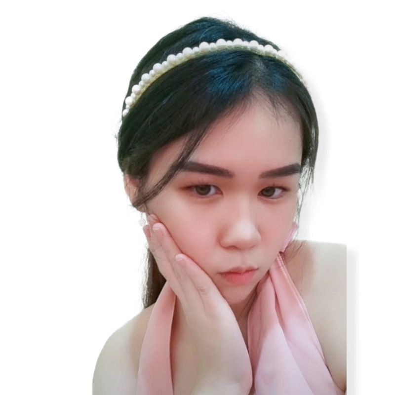 Bando Korea Mutiara Variasi Mixed Korean Pearl Headband