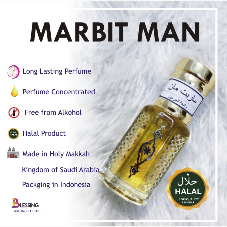 Minyak Wangi Marbit man/Marbet man surrati murni Parfum Marbit Man