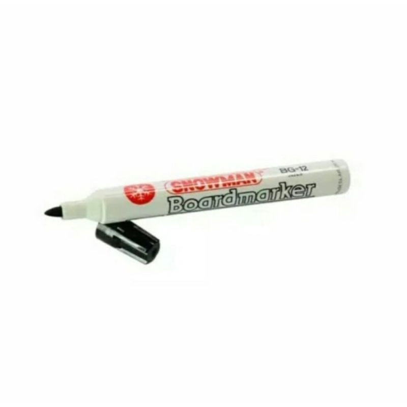

Spidol Snowman Whiteboard Marker BG-12 Warna Hitam Biru Merah