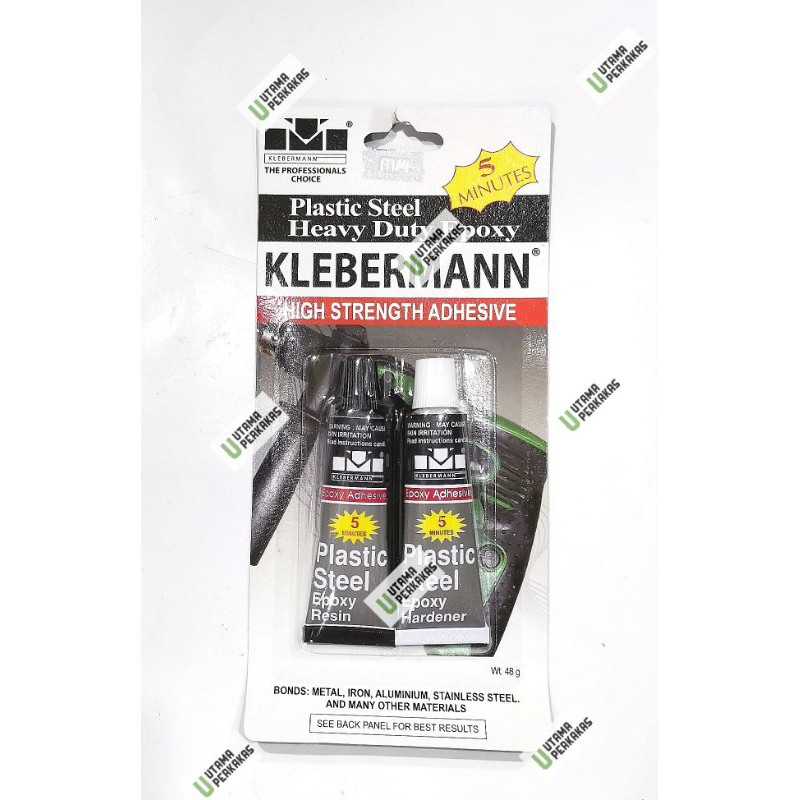 

Lem Gasket Kleberman Plastic Steel 5 Menit