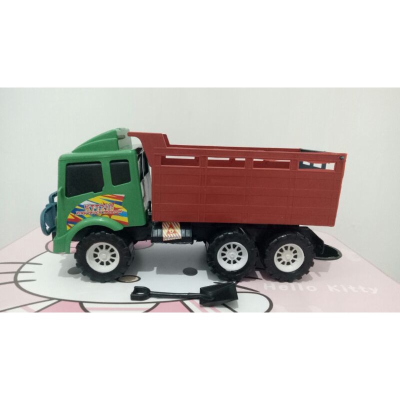 truk kotak mainan. mainan truk anak. truk pasir mainan. truk mainan ktt 210