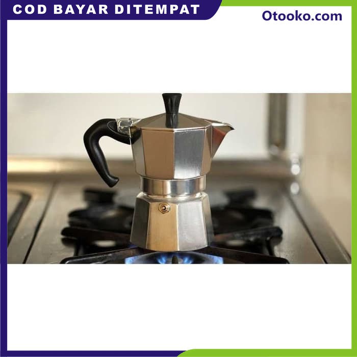 Teko Coffee maker Mesin espresso Moka pot Mesin kopi 300ml 6 Cups 112