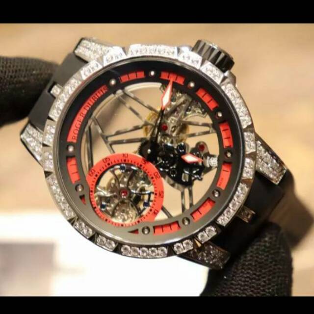 Jam tangan Roger dubuis full swaroski