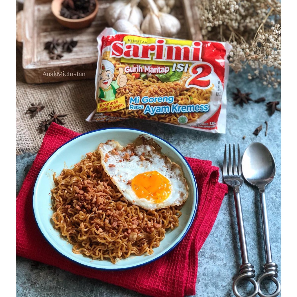 

Sarimi Duo Goreng Rasa Ayam Kremes 125gr