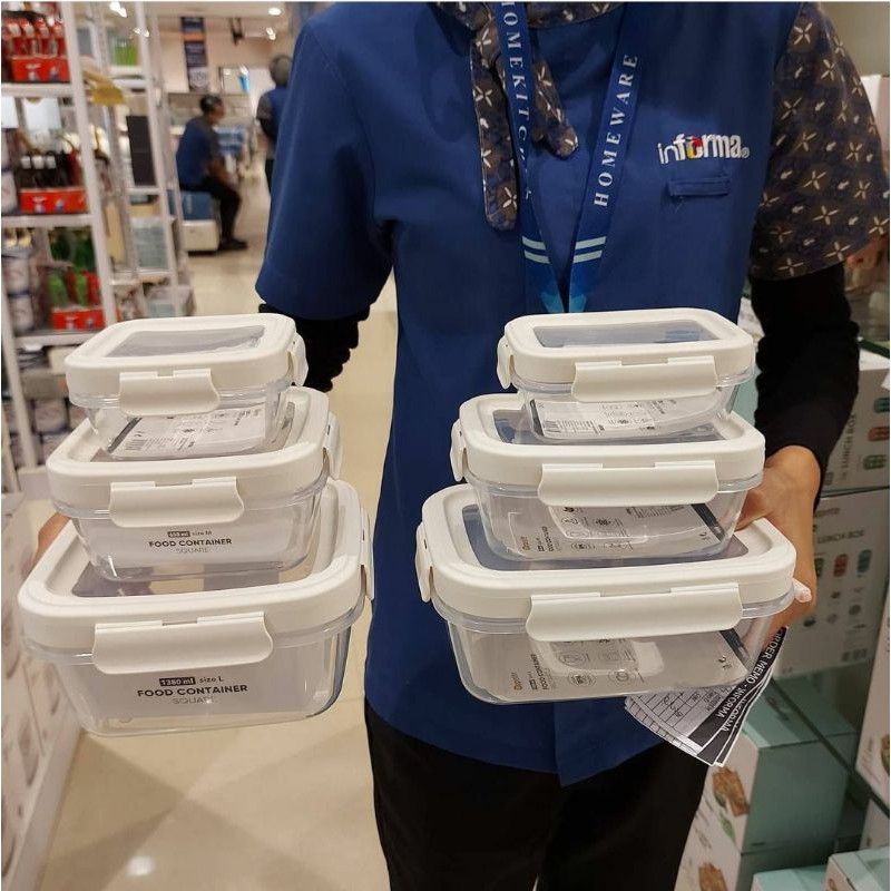 Food Container 1set (isi 3) Informa / Food Container Kedap Udara
