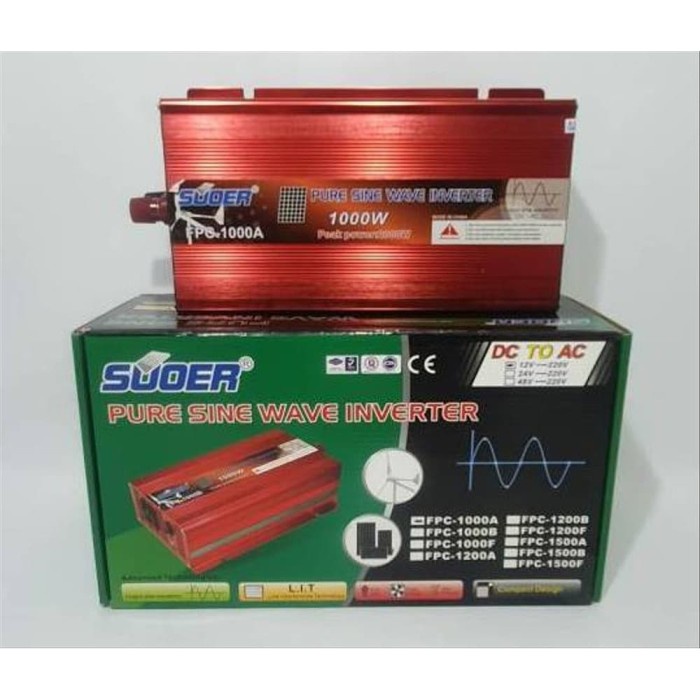 Solar Power Inverter SUOER pure sine wave FPC 1000 watt PSW 1000w