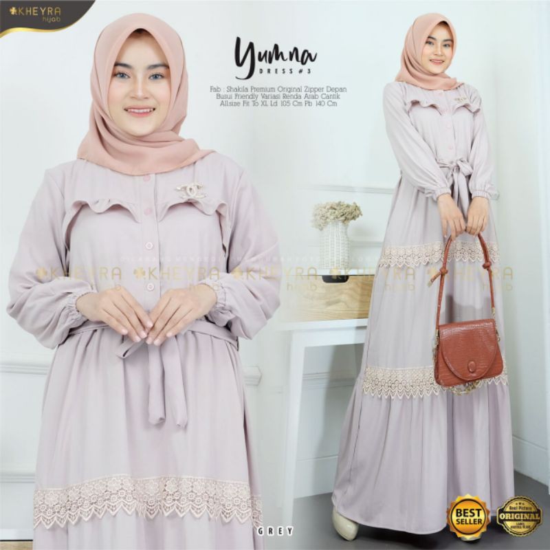 TERMURAH YUMNA DRESS BY KHEYRA