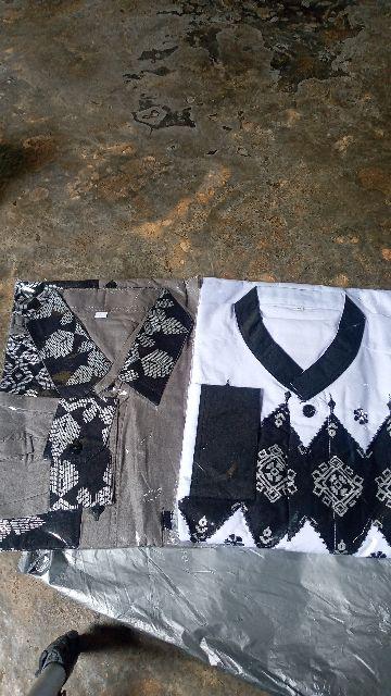 Kemeja Kombinasi Panjang