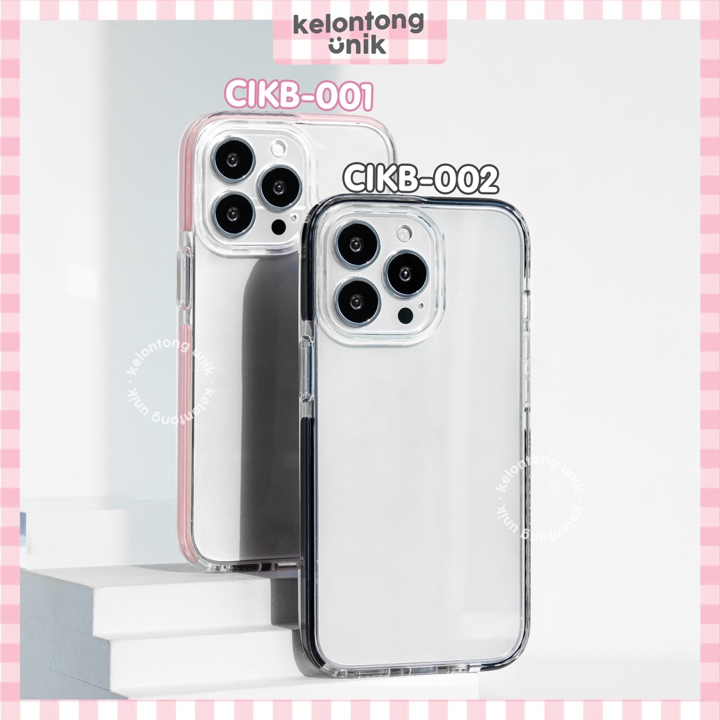 (Seri 1) For iPhone - Anti Knock Acrylic Bumper Case