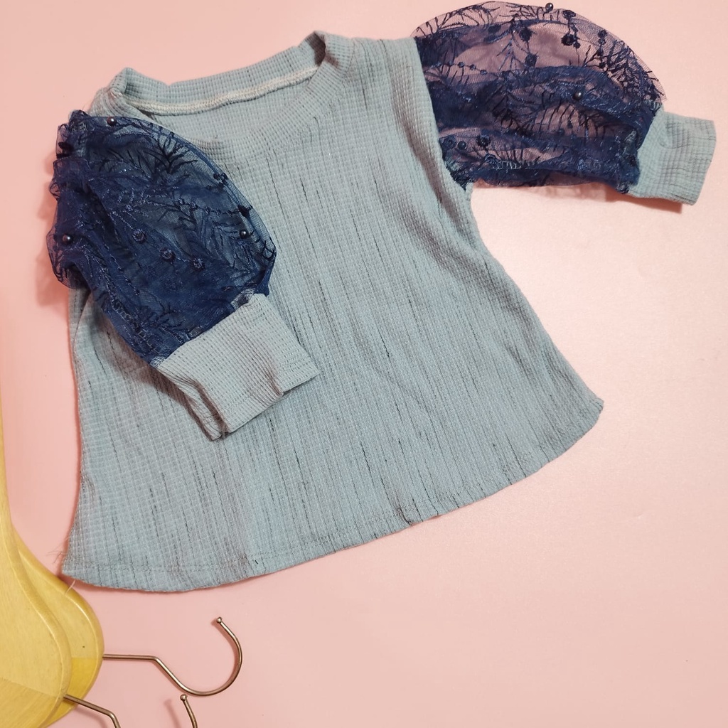 ATASAN BALON BRUKAT- Atasan / Setelan Baju Anak Perempuan