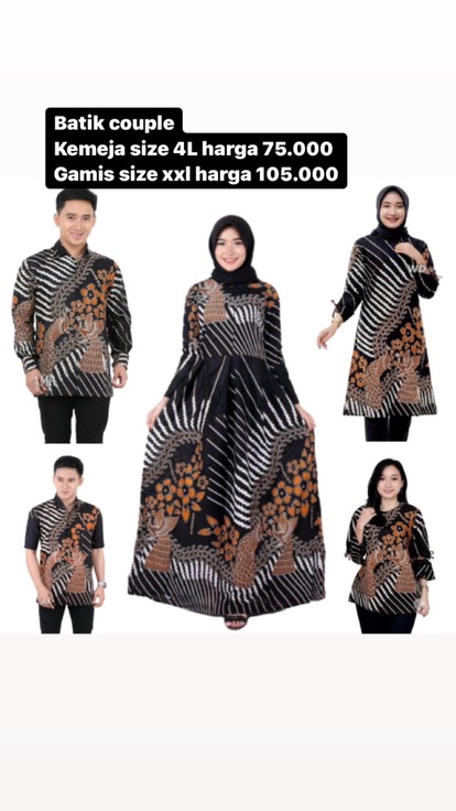Maura Couple - Sania Ruffle Batik Couple Jumbo Ori Ndoro Jowi Dnt Garansi Termurah Shopee - Solo