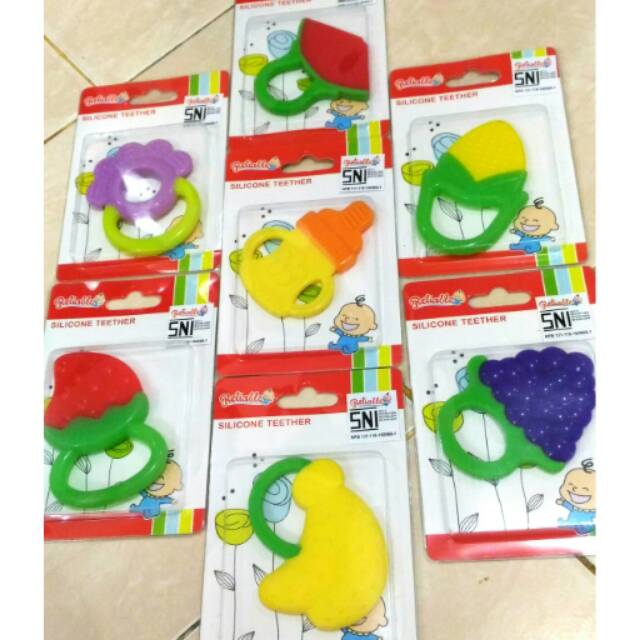 Silicon Teether / Gigitan Bayi Reliable BPA Free