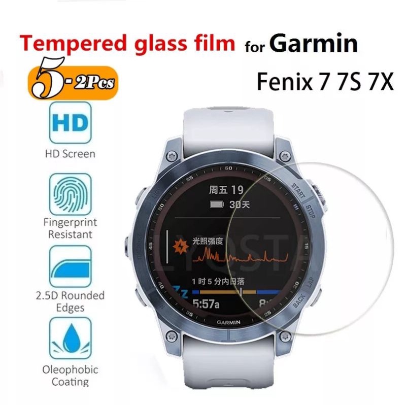 Anti Gores Garmin Fenix 7 7S 7X Smartwatch - Tempered Glass Screen Protector