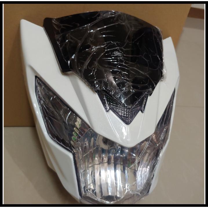 Batok Lampu Depan Satria Fu Fi Injeksi 2016 - 2018 Putih Komplit